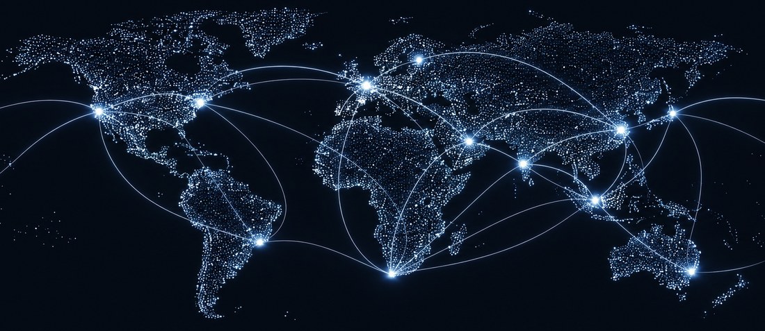 World map with SeaPrime's global routes